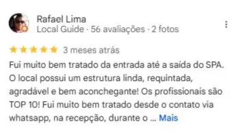Avaliação Atmadeva no Google Business