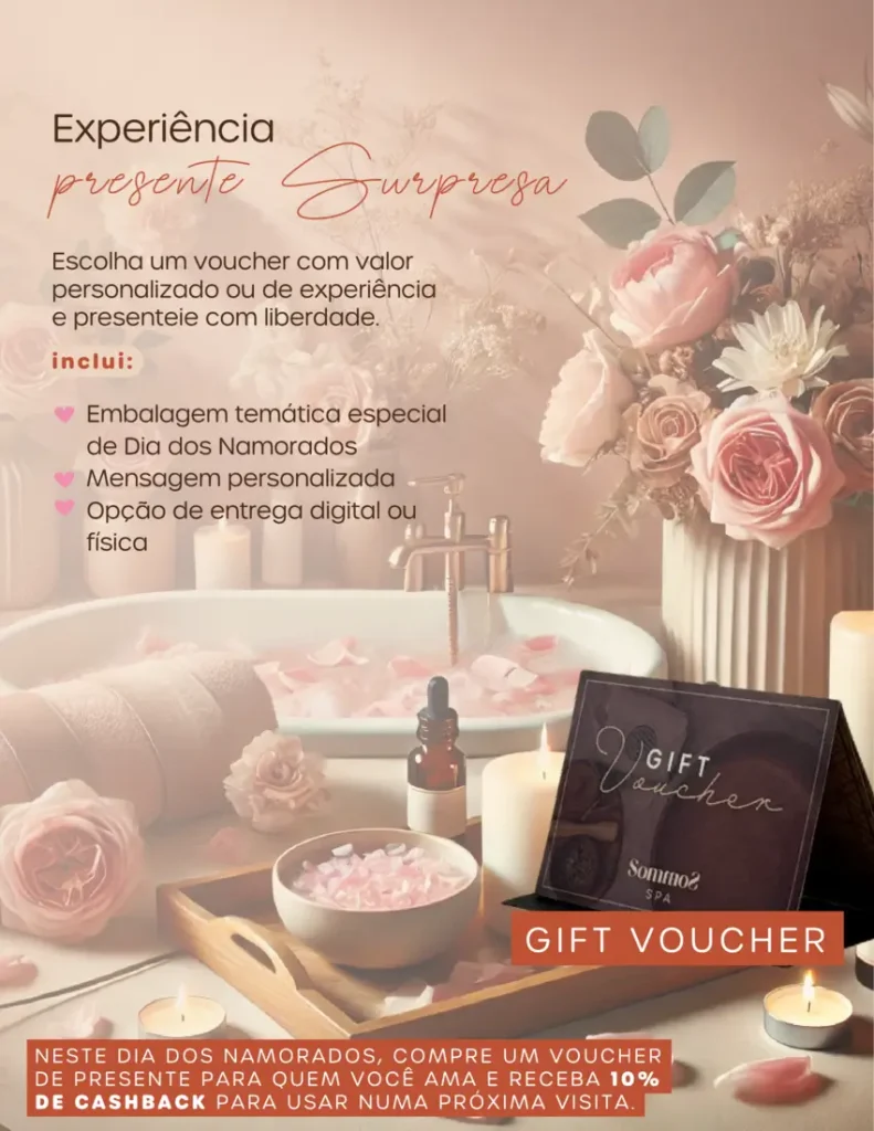 Dia dos Namorados In Love - Melhor presente do Sommos Spa 2025