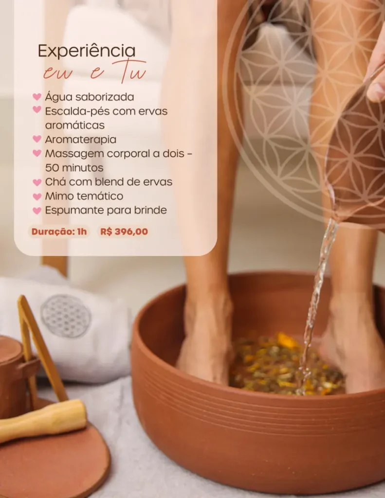 Pacote Eu & Tu Enamorados, do Sommos Spa