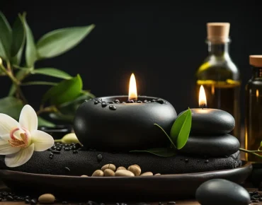 Massagem Toque de Algodão. Velas e Óleos